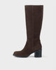 Dark Brown, Suede