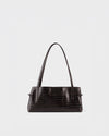 Brown, Embossed Leather