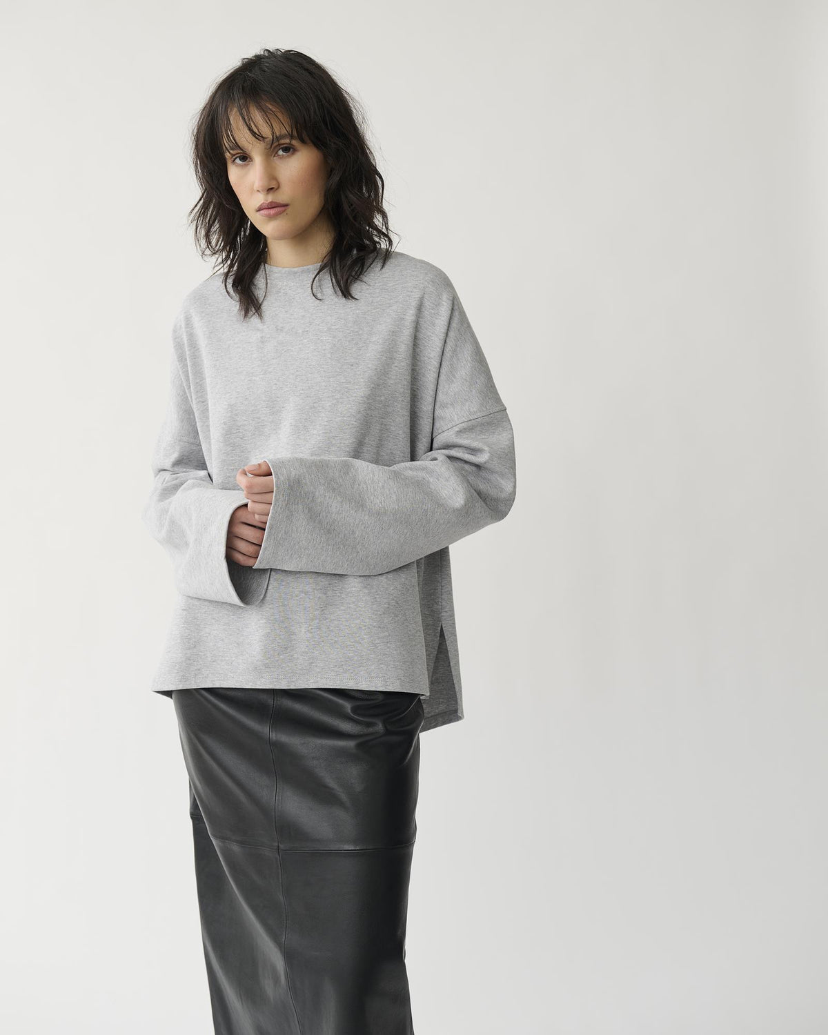 Vagabond Boxy long sleeve t-shirt w